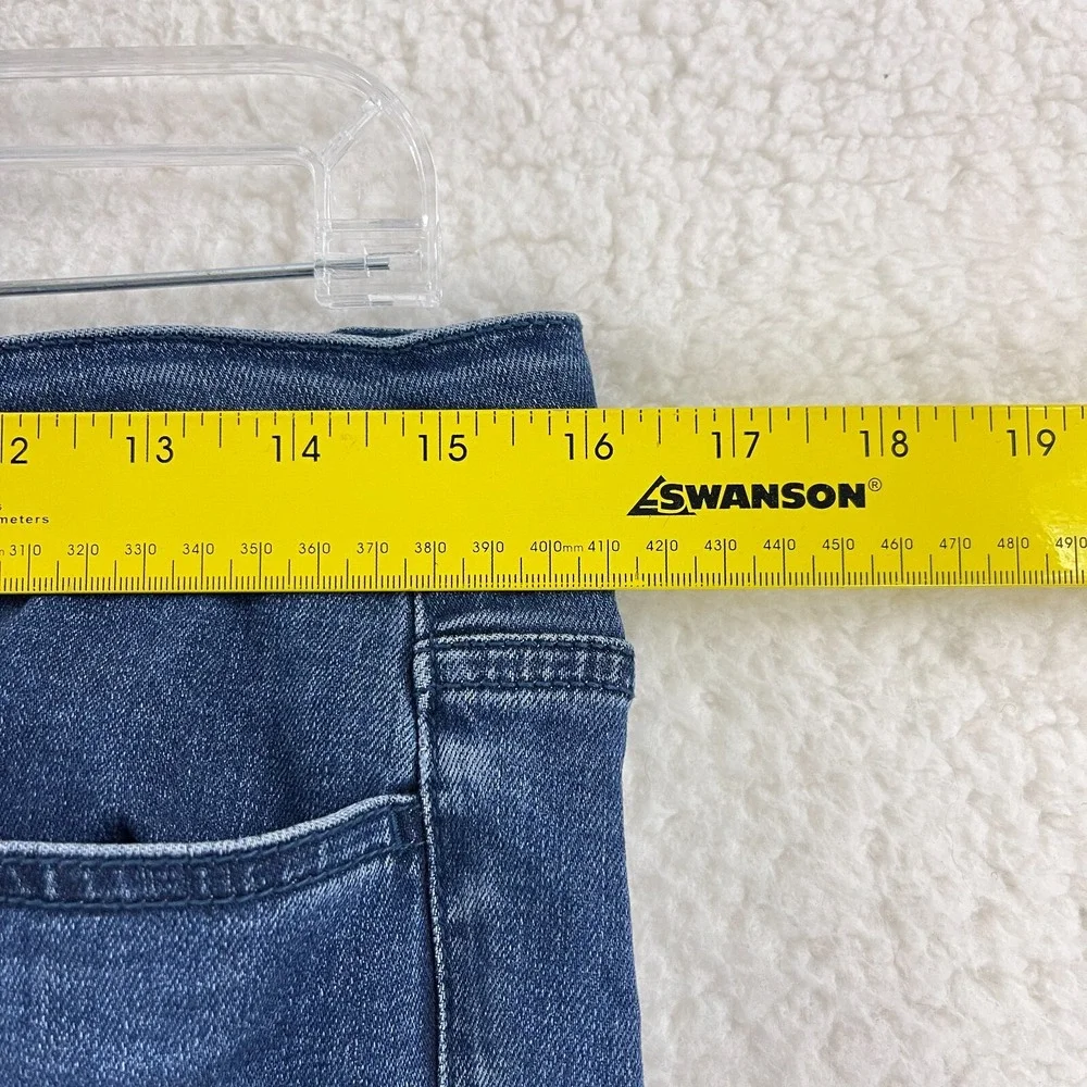 J. Jill Jeans Women Size 10 Blue Denim 5 Pocket Leggings Mid-Rise Stretch Casual